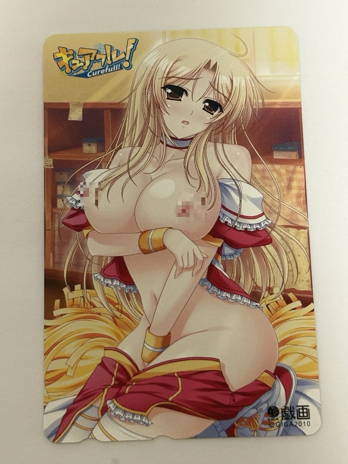 Unused Japanese 2010 GIGA PC Game Telephone Card Suzune Kurusu “Cureful” Bonus