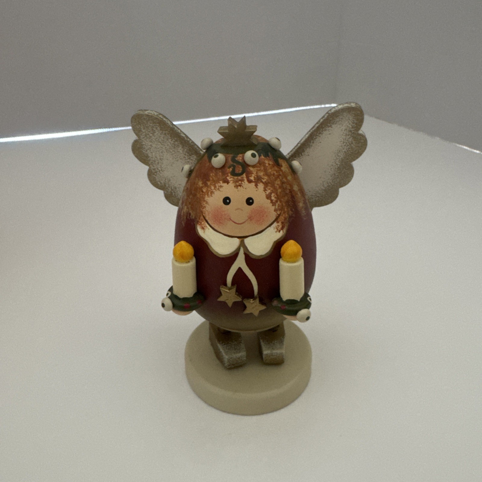 Original Duftl Manchen Wooden Angel Incense Smoker 