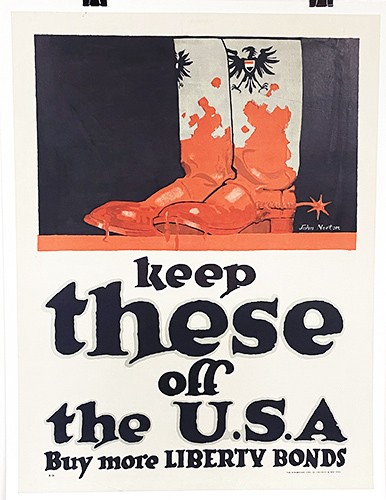 Original WWI Poster - Keep these off the U.S.A. - Norton