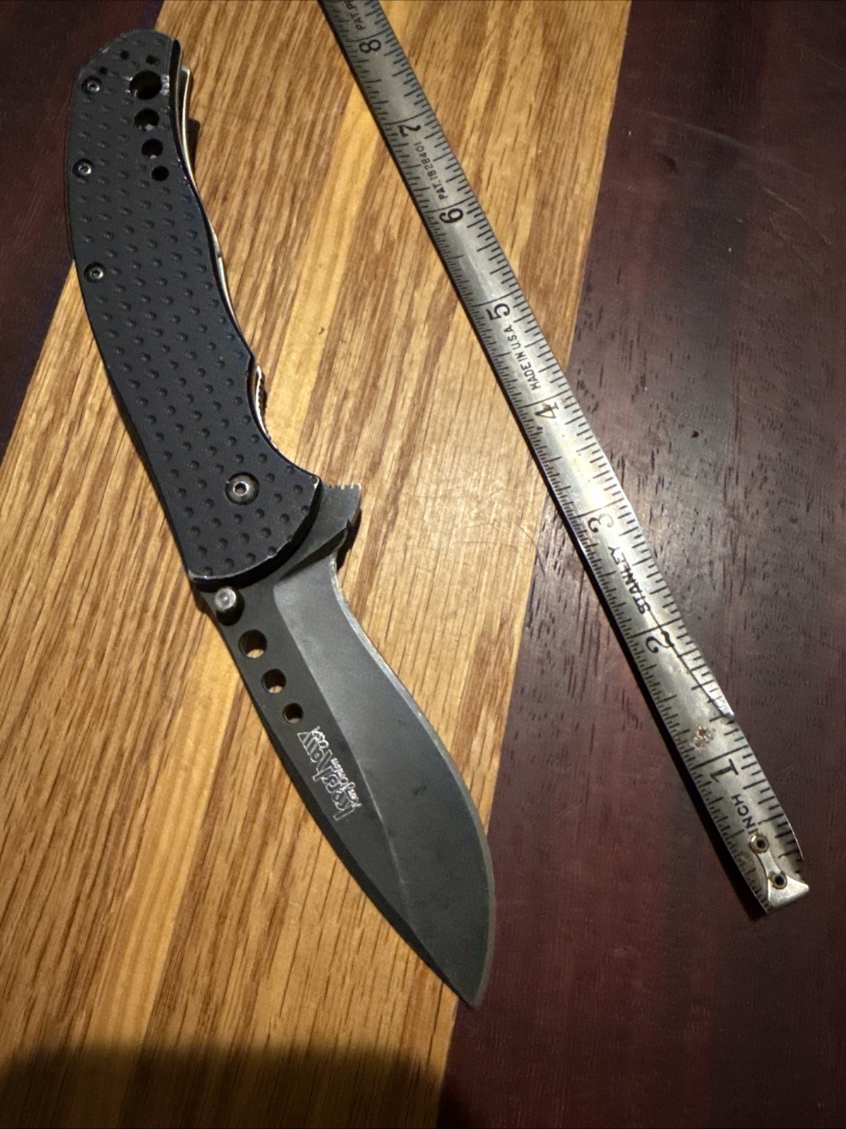 Kershaw 1580 S60V USA Made Black Knife Flipper
