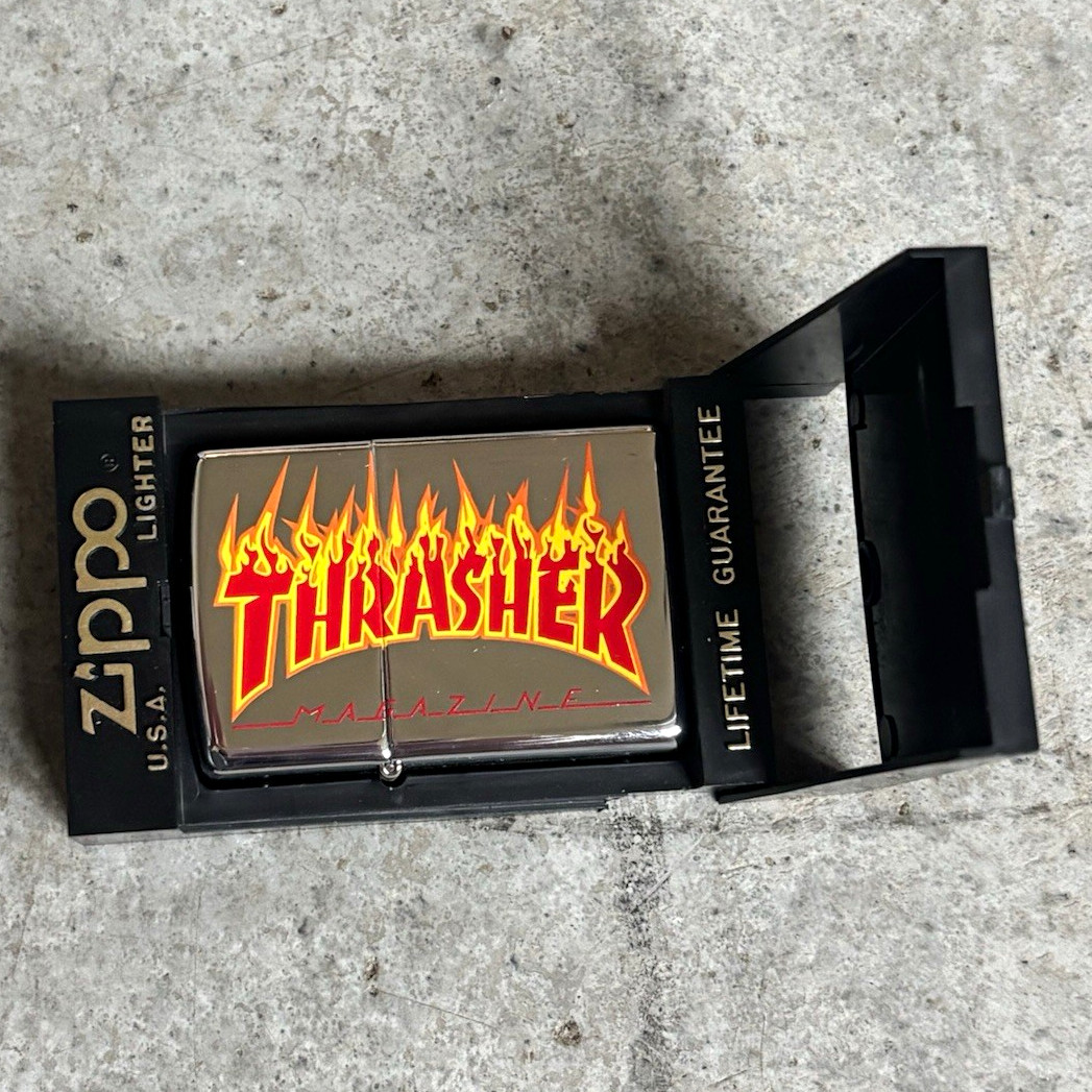 FLAMERITE Zippo Thrasher Magazine Flame LOGO BRAND NEW OXOP RARE UNRELEASED