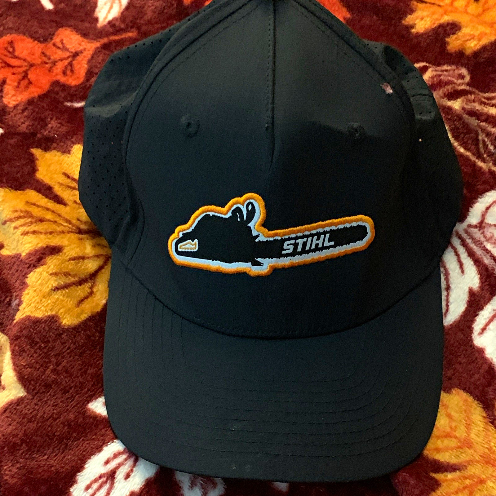 STIHL 100 Years Black Logo Baseball Cap Hat Clothing Accessory