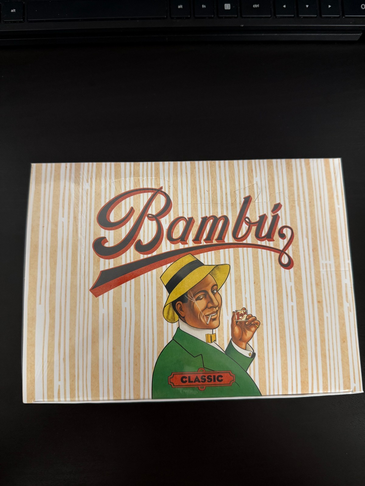 BAMBU SMALL CLASSIC ROLLING PAPER 100 BOOKLETS FULL BOX 100 % ORIGINAL