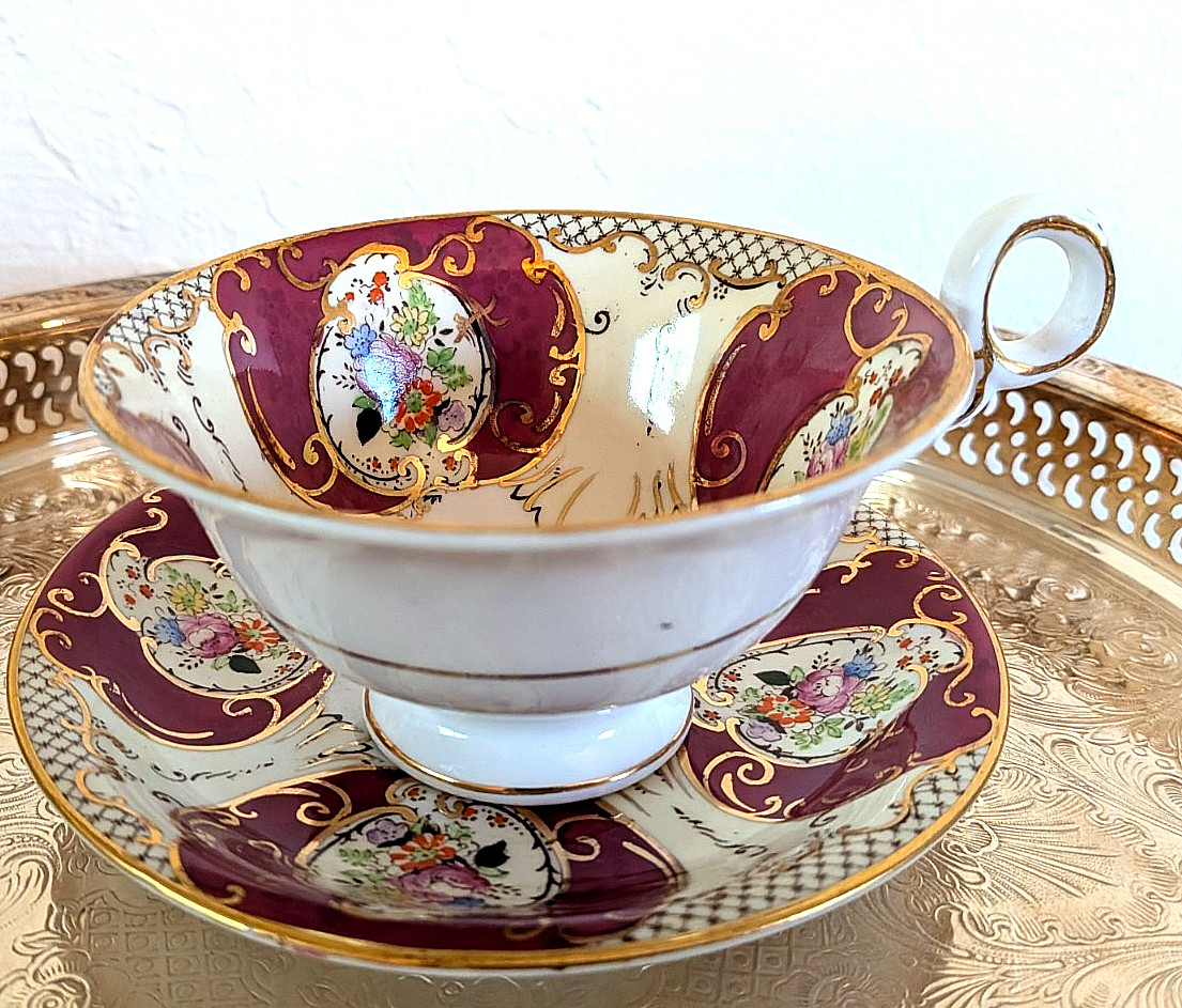 Radford Victorian Bone China Fenton England Tea Cup and Saucer