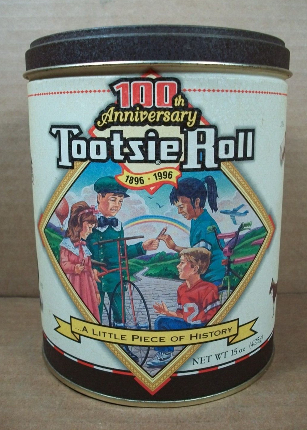 1996 Tootsie Roll ~ 100th Anniversary Collector Tin ~ 5th In Series
