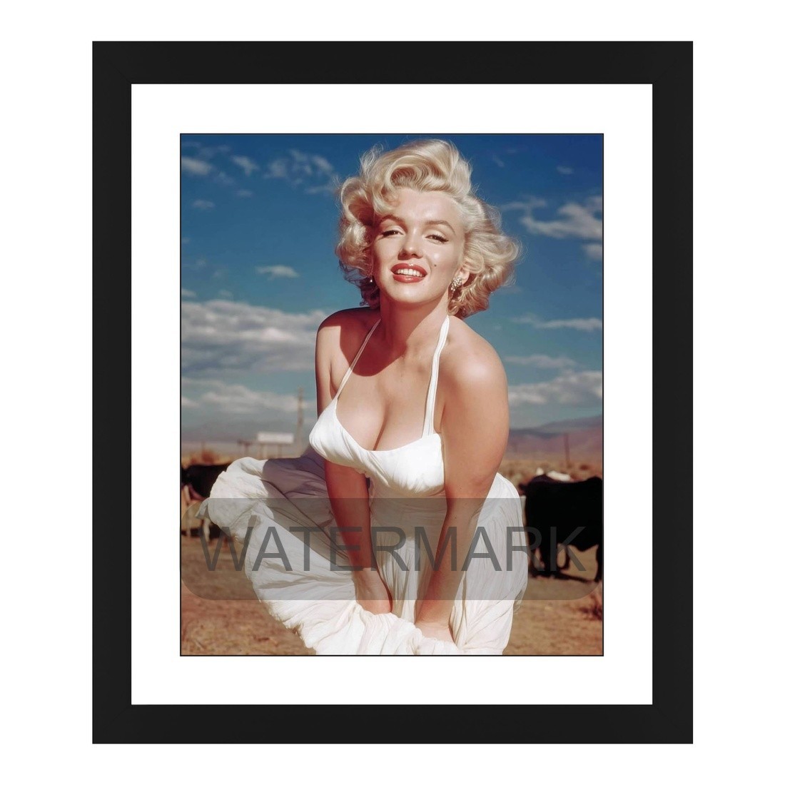 MARILYN MONROE ORIGINAL ARTWORK - Actress/Model/Singer - Metallic 16\
