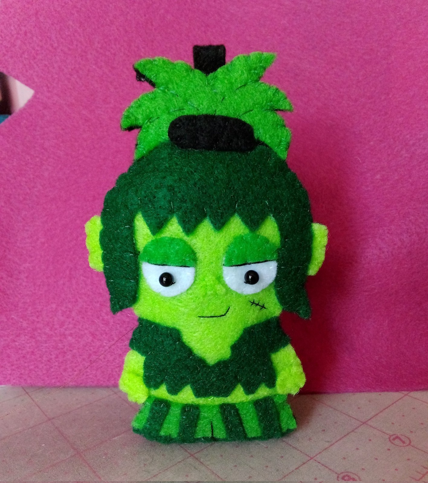 Carmella Caramella Creeper inspired Handmade felt ornament Cute Halloween Carmella Caramella Creeper inspired Handmade felt ornament Cute Halloween