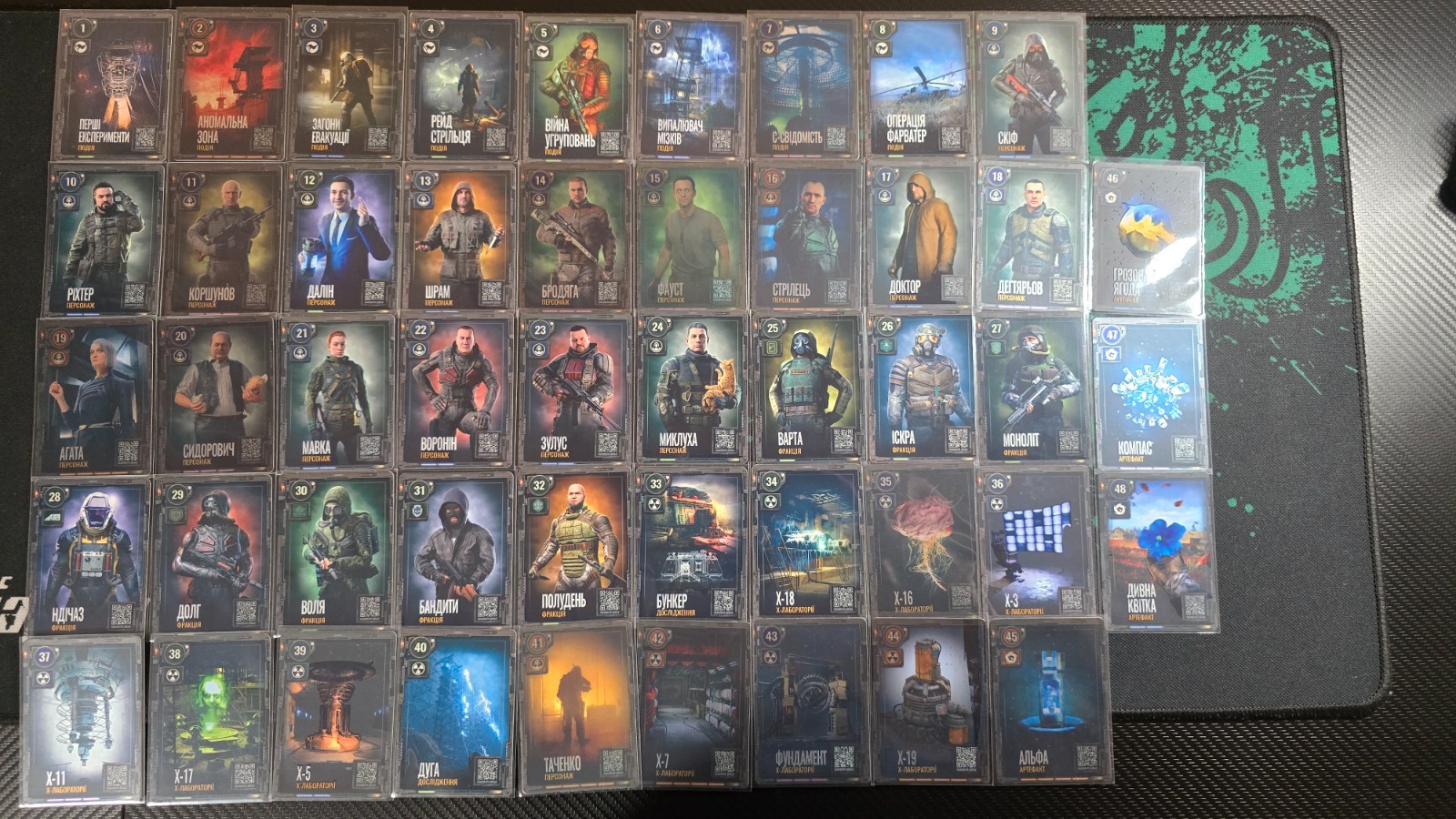FULL SET 48/48 Cards Stalker 2 ATB / S.T.A.L.K.E.R 2 Heart of Chernobyl