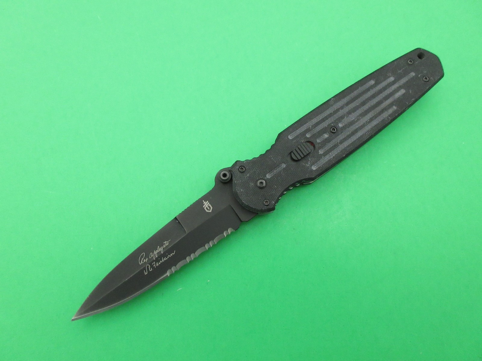 Gerber Applegate Fairbairn Covert Fast Combo Assisted Folding Pocket Knife #2