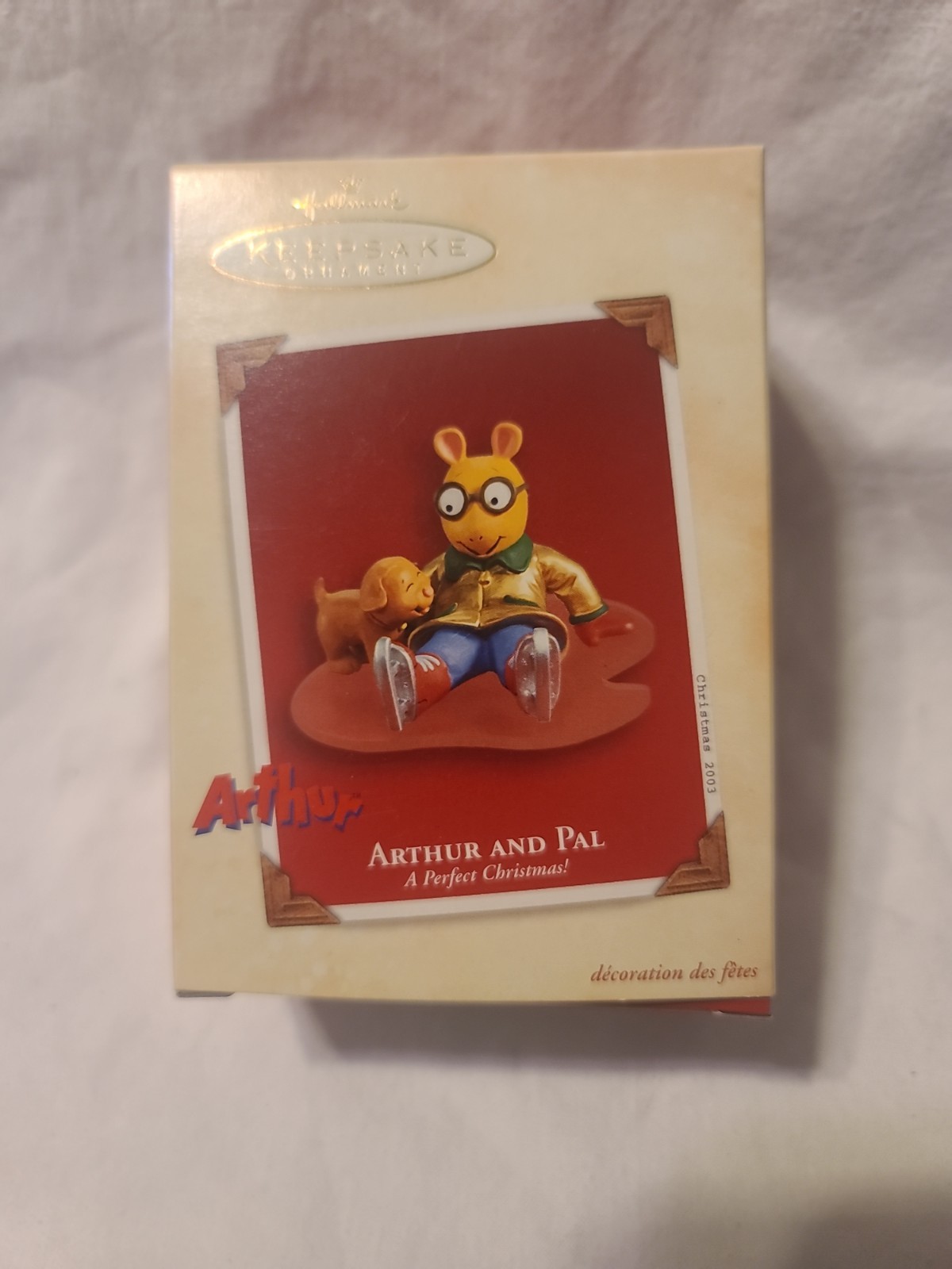 (D) 2003 Hallmark Keepsake Ornament Arthur And Pal A Perfect Christmas (D) 2003 Hallmark Keepsake Ornament Arthur And Pal A Perfect Christmas