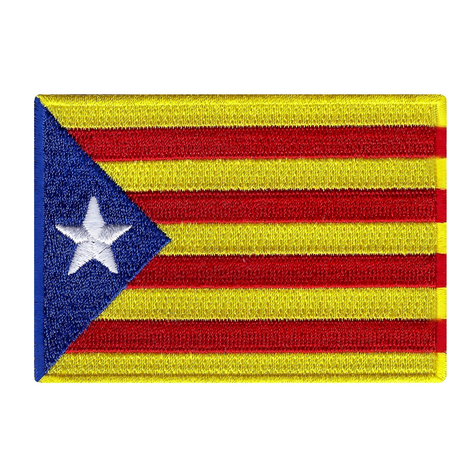 CATALONIA SECESSION FLAG embroidered iron-on PATCH CATALUÑA CATALUNYA SPAIN CATALONIA SECESSION FLAG embroidered iron-on PATCH CATALUÑA CATALUNYA SPAIN