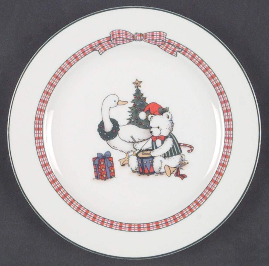 Anchor Hocking Memories Salad Plate 12996