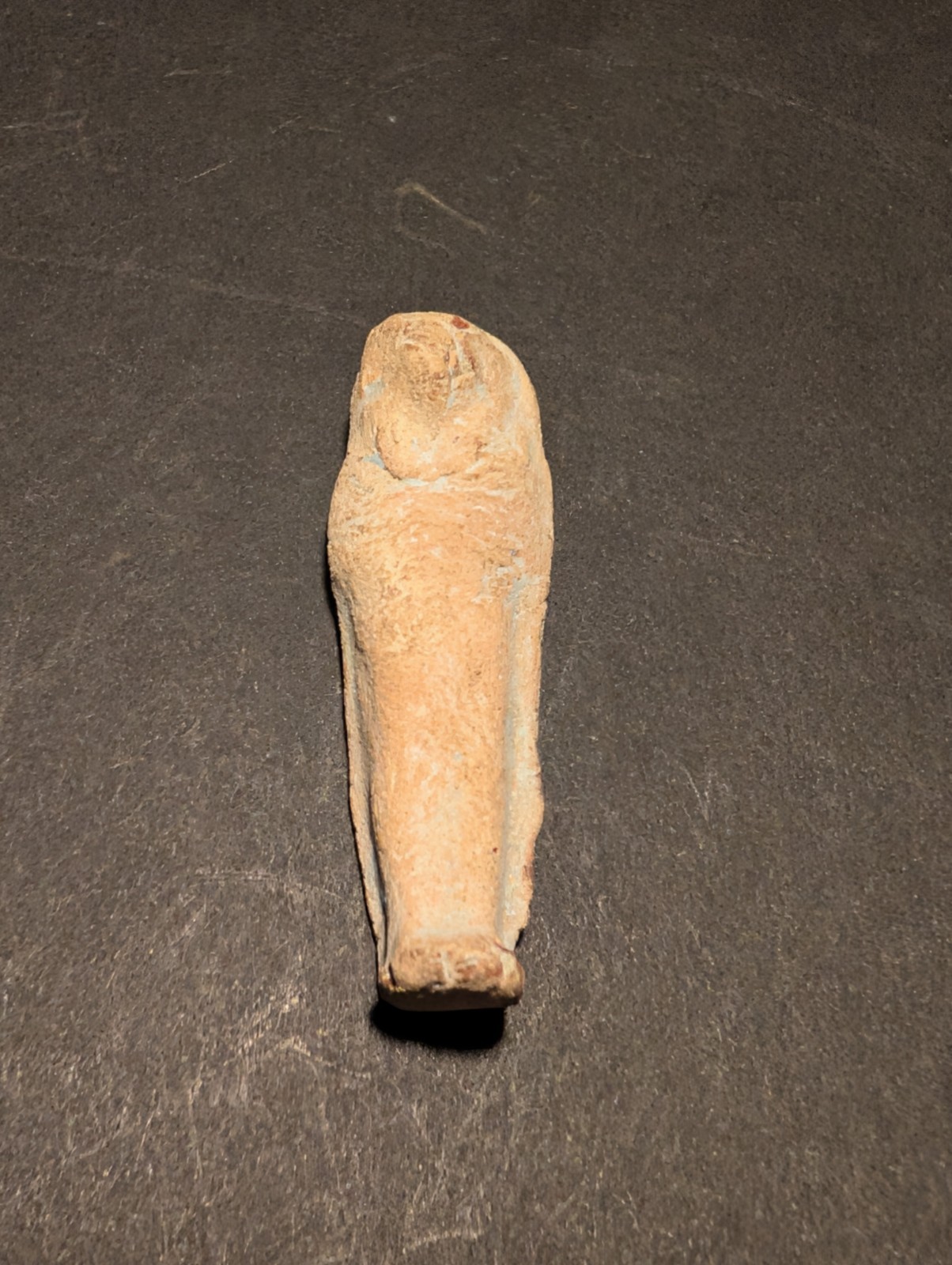 Ancient Egyptian Small Faience Ushabti Figure Late Period 600-300 BC Authentic