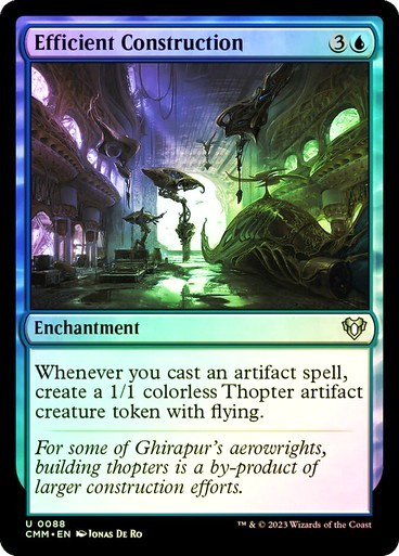 MTG - Efficient Construction - Foil - Commander Masters - Magic the Gathering