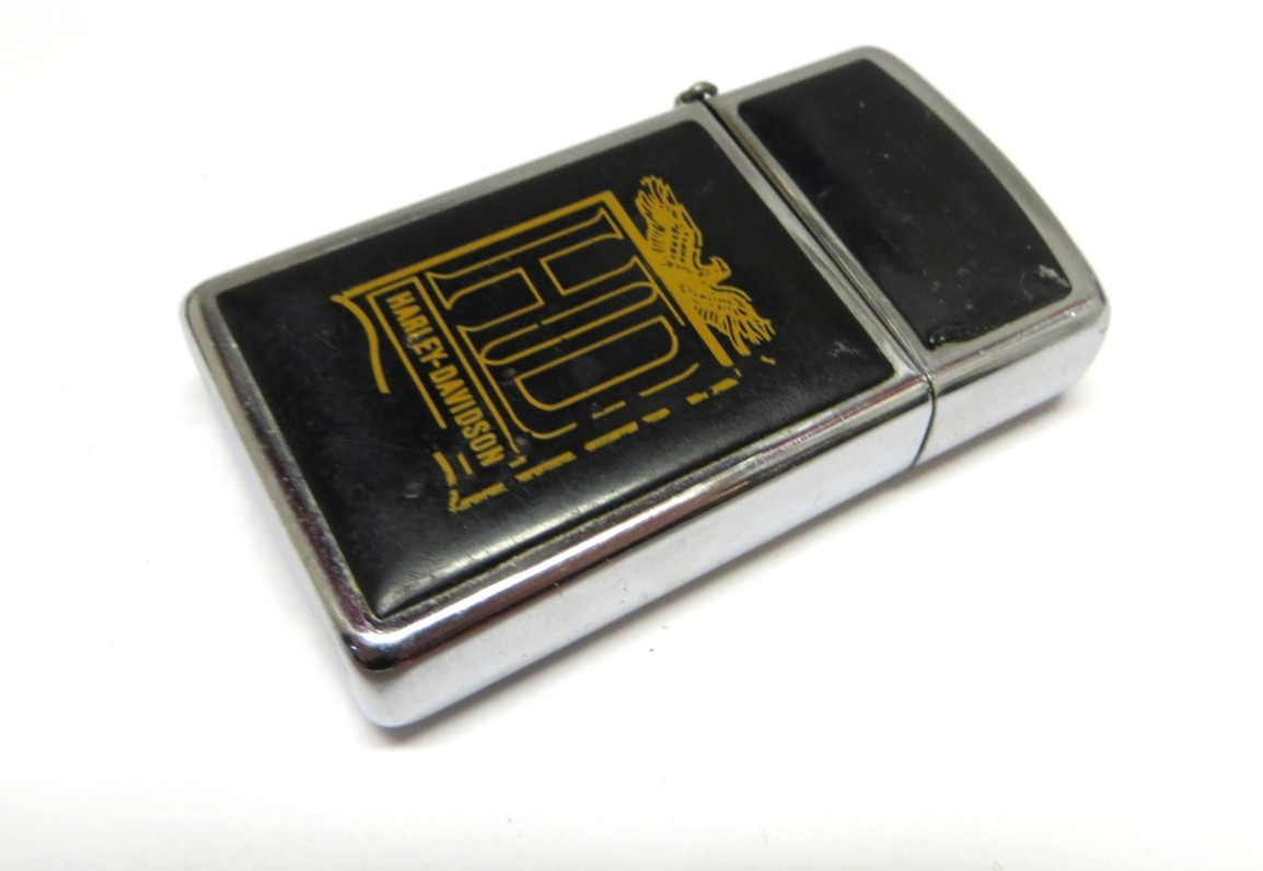 ZIPPO LIGHTER  HARLEY DAVIDSON HD Black Gold Bradford Rare Vintage