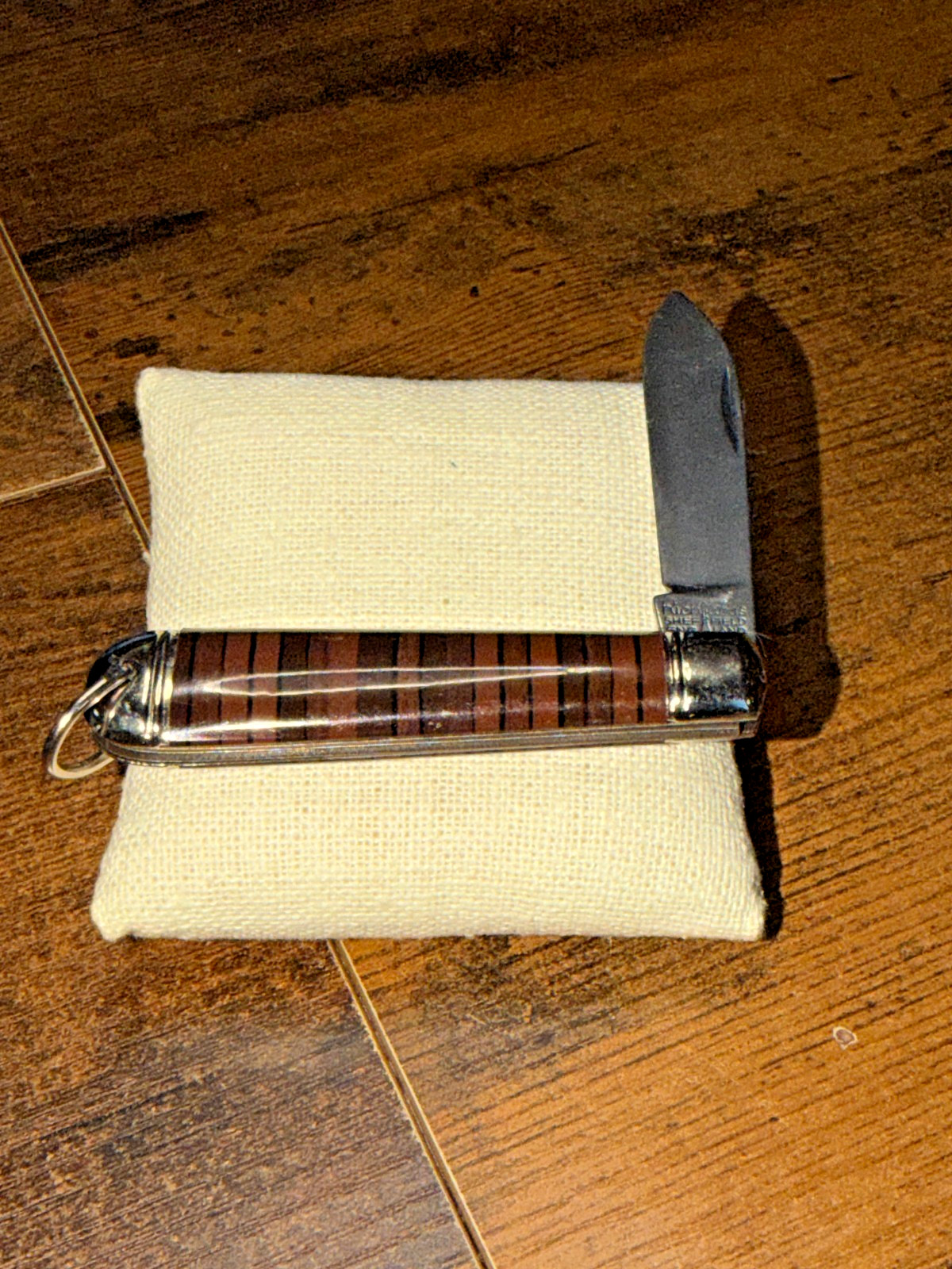 VTG 1940's Richards Sheffield England Striated Slipjoint Pocket Knife ~ Ex Cond