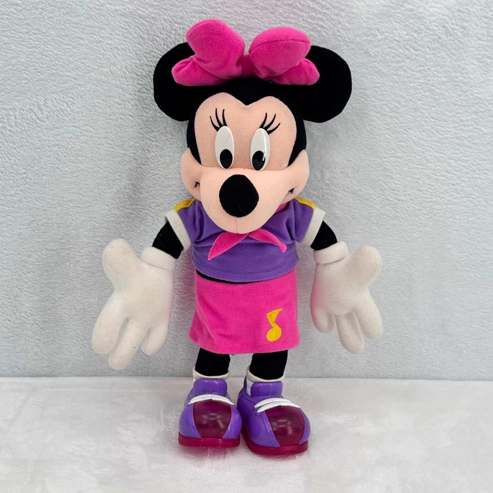 Vintage 1999 Mattel Disney Musical Minnie Mouse Interactive Toy Light up Shoes