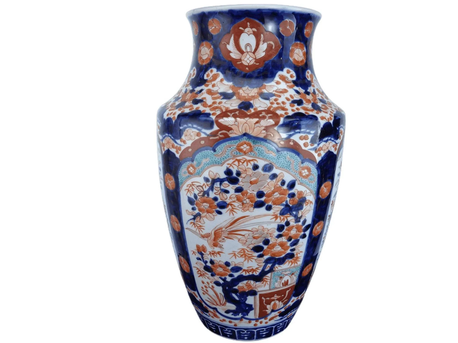 Large Meiji Period Japanese Imari Floor Vase