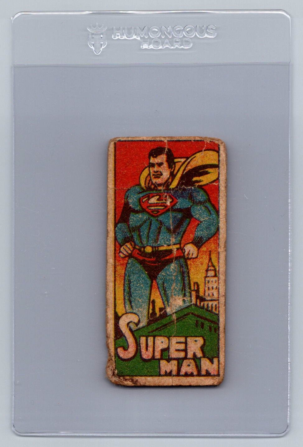 1950s Vintage Japanese Menko - SUPERMAN