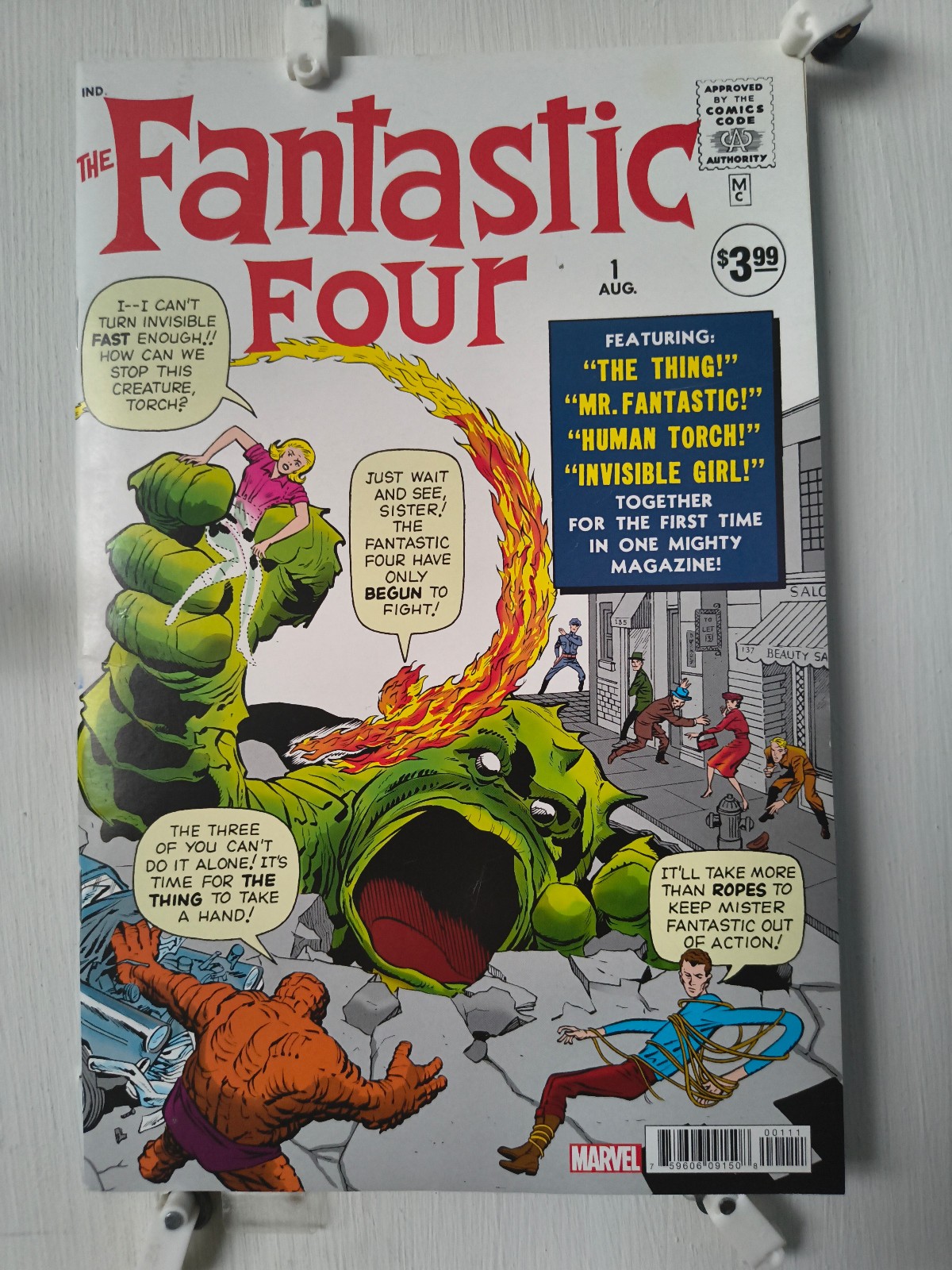 FANTASTIC 4 #1 Reprnt *2018* +PLUS GI JOE Files +JUNGLE #1 +BLUE B Sp +Cntdown J