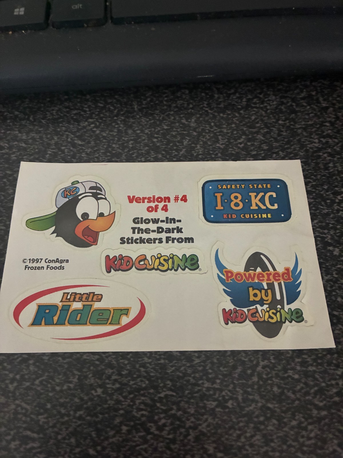 VINTAGE KID CUISINE SUPER FUN DECAL PACKVERSION #4 OF 4 VINTAGE KID CUISINE SUPER FUN DECAL PACKVERSION #4 OF 4