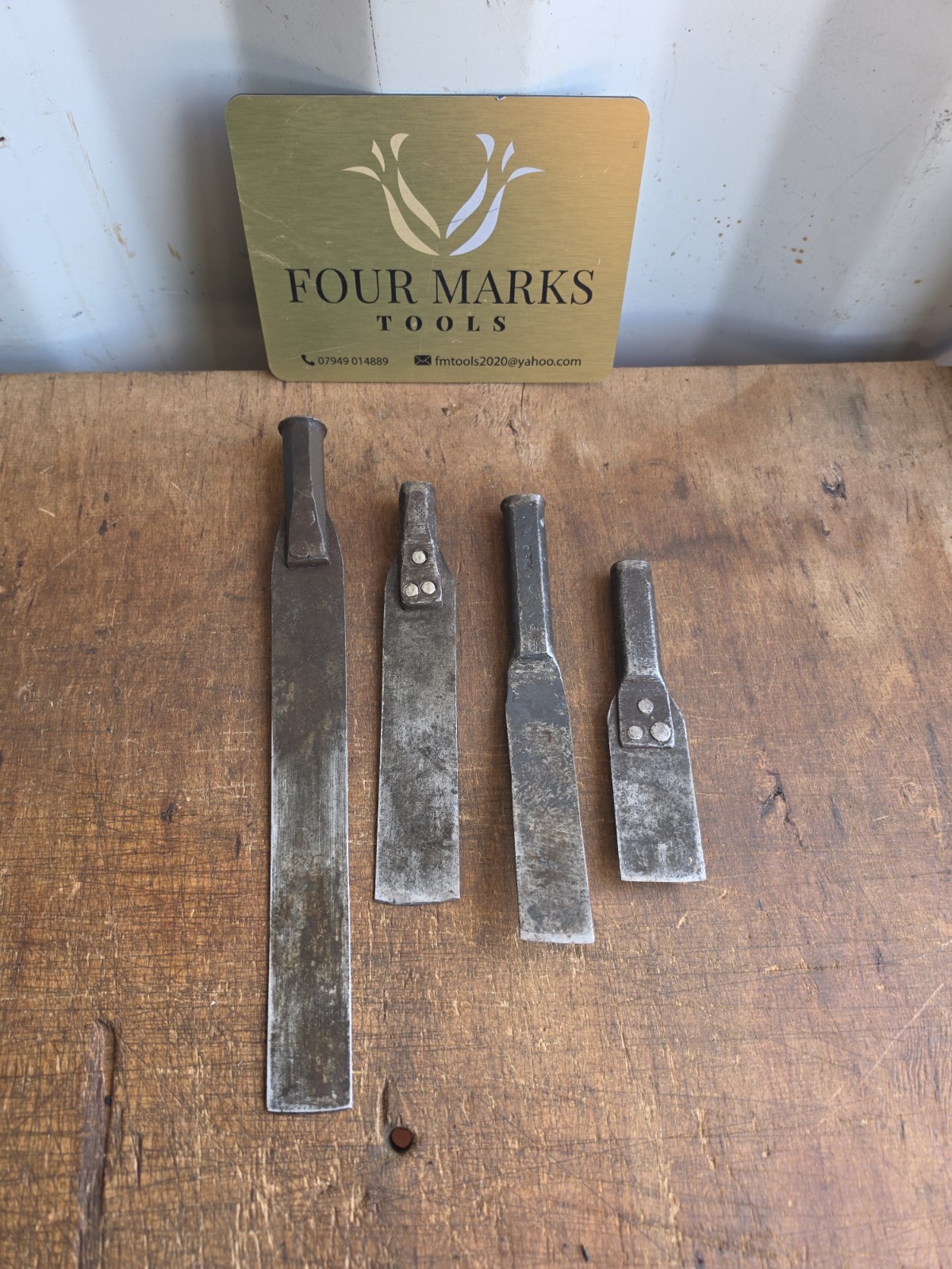 4 x Shipwrights Caulking Irons 