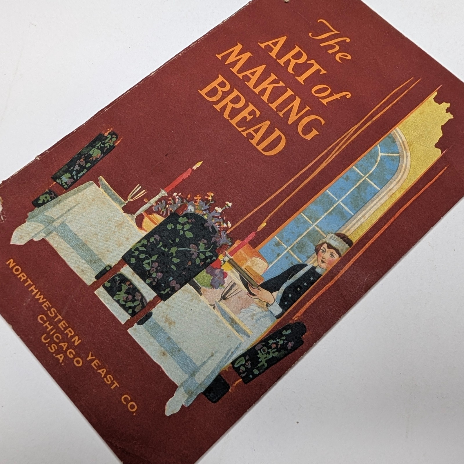 c1915 Northwestern Yeast Co Chicago Art of Making Bread Recipe Booklet Magic Vtg