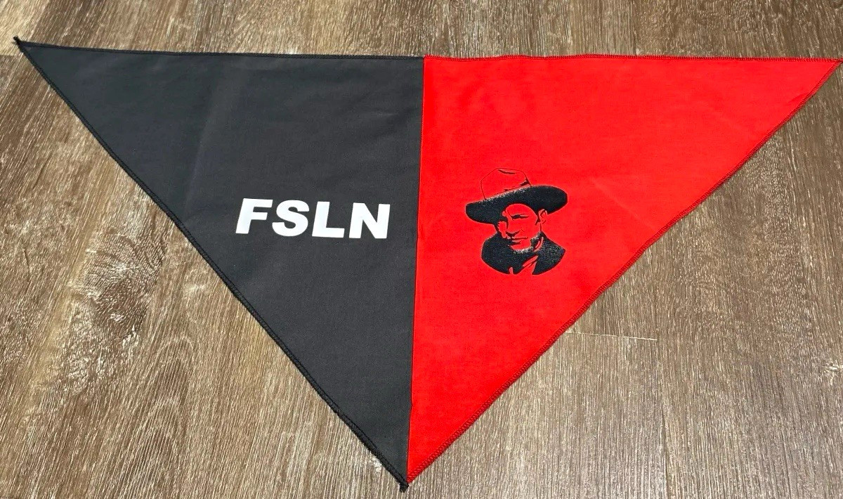 Red & Black Revolutionary Neck Scarf/Bandana-FSLN-29”x14” Red & Black Revolutionary Neck Scarf/Bandana-FSLN-29”x14”