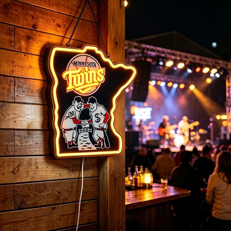 US STOCK Minnesota Twins LED Neon Sign 16\