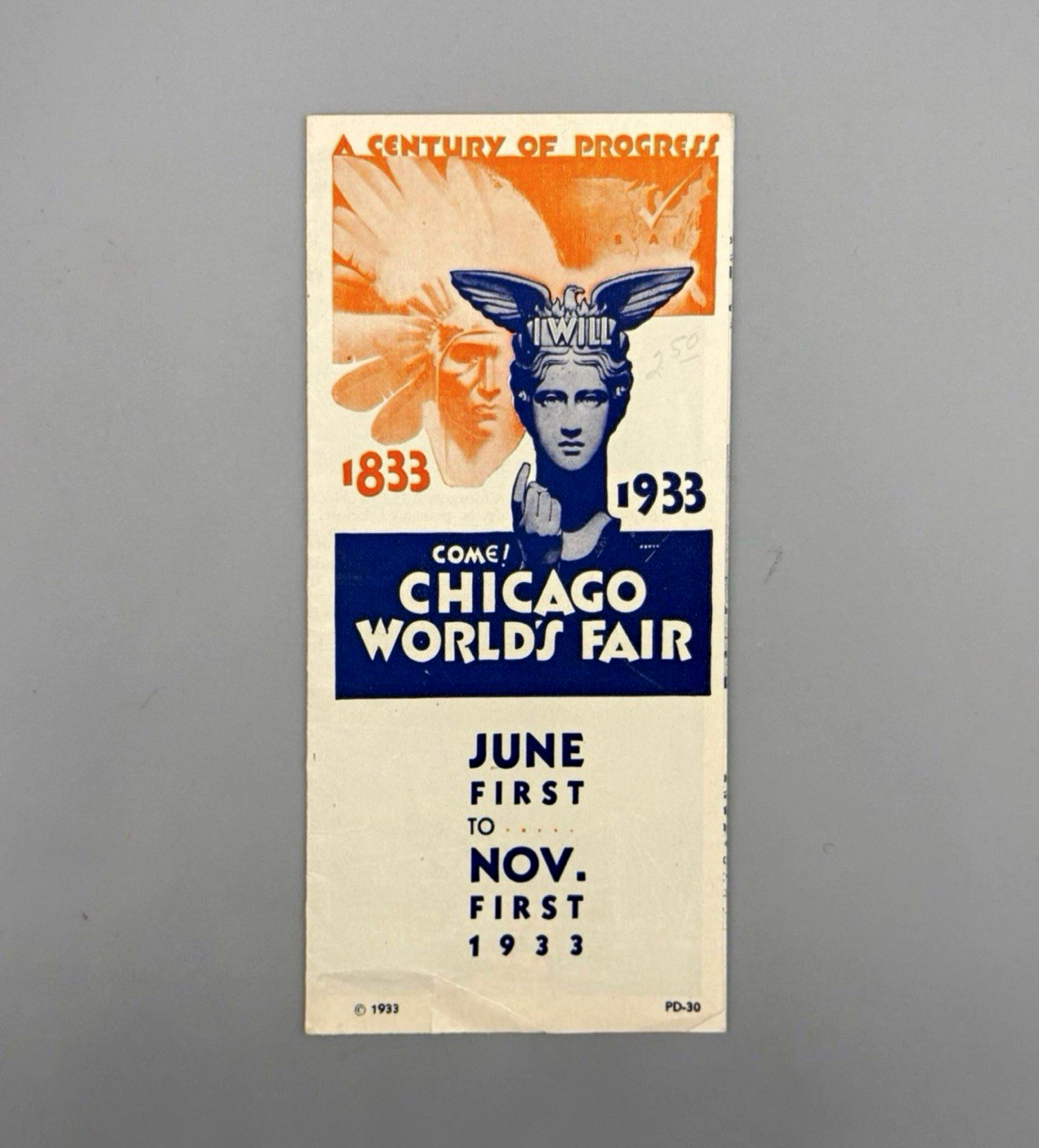 Chicago World’s Fair, A Century of Progress, Souvenir Brochure (1933)