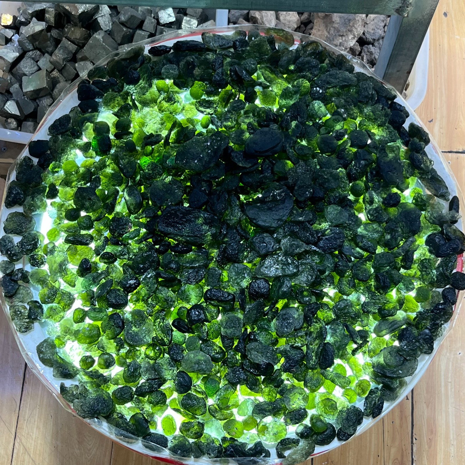 100g Wholesale Natural Moldavite Crystal Mineral Specimen