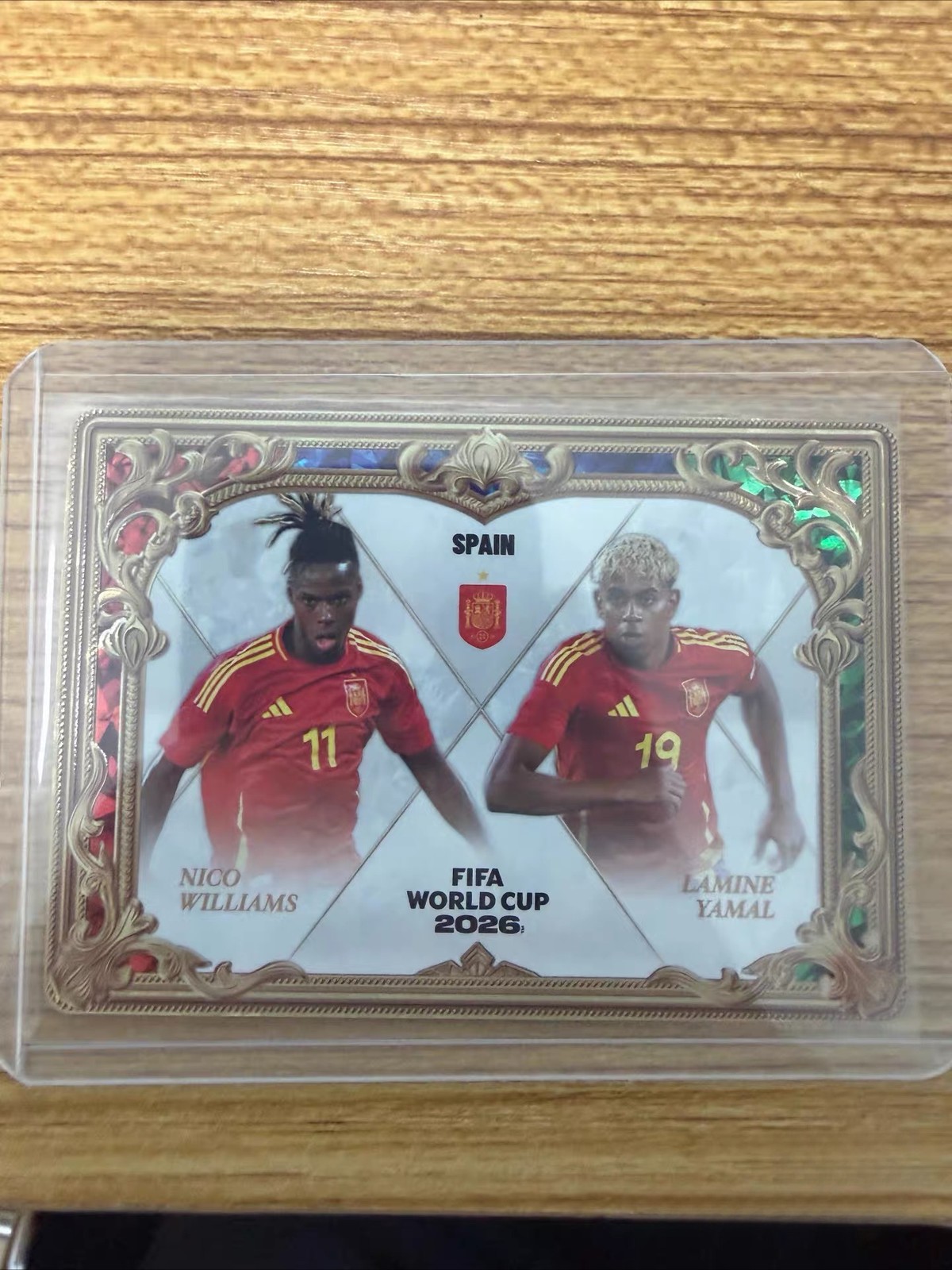 Panini Kayou 2026 FWC26 Yamal Nico Williams Spain Gilded Gold Card #751 Panini Kayou 2026 FWC26 Yamal Nico Williams Spain Gilded Gold Card #751