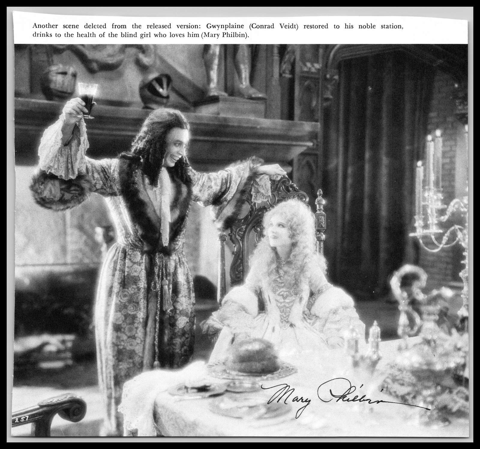 Mary Philbin - Silent Film Actress - 7x8 Magazine Page - Signed | Autograph