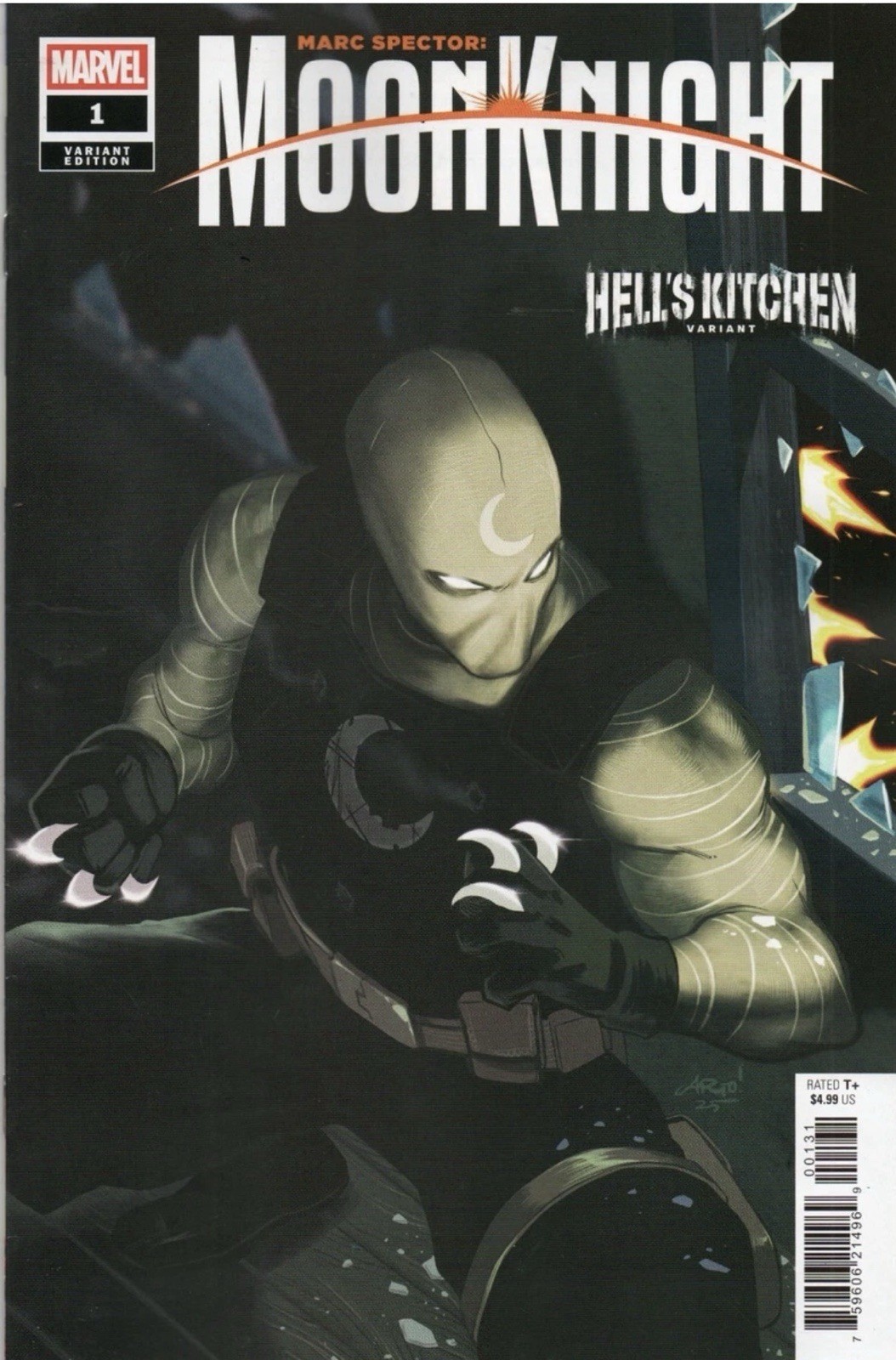 MARC SPECTOR: MOON KNIGHT #1 ARIO ANINDITO HELL'S KITCHEN VARIANT