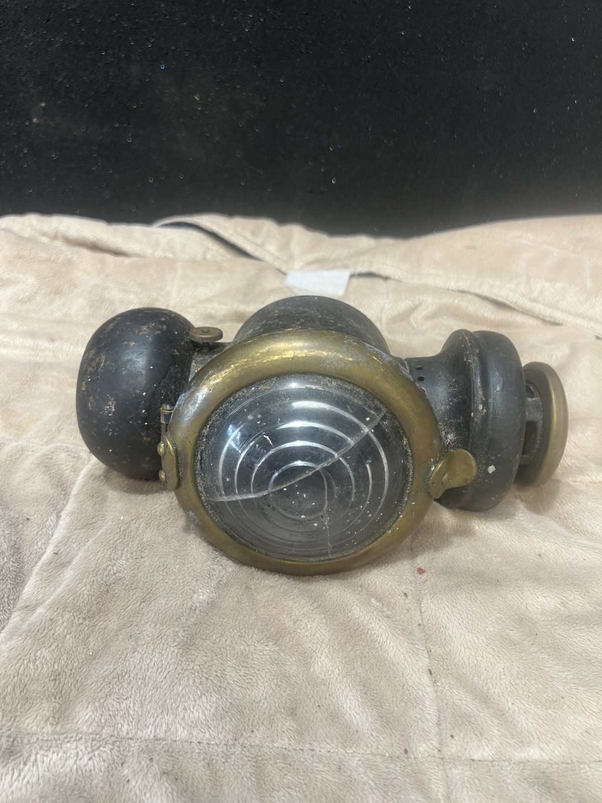 Antique Dietz Champion Steel Driving Lamp Lantern Light Buggy Carriage