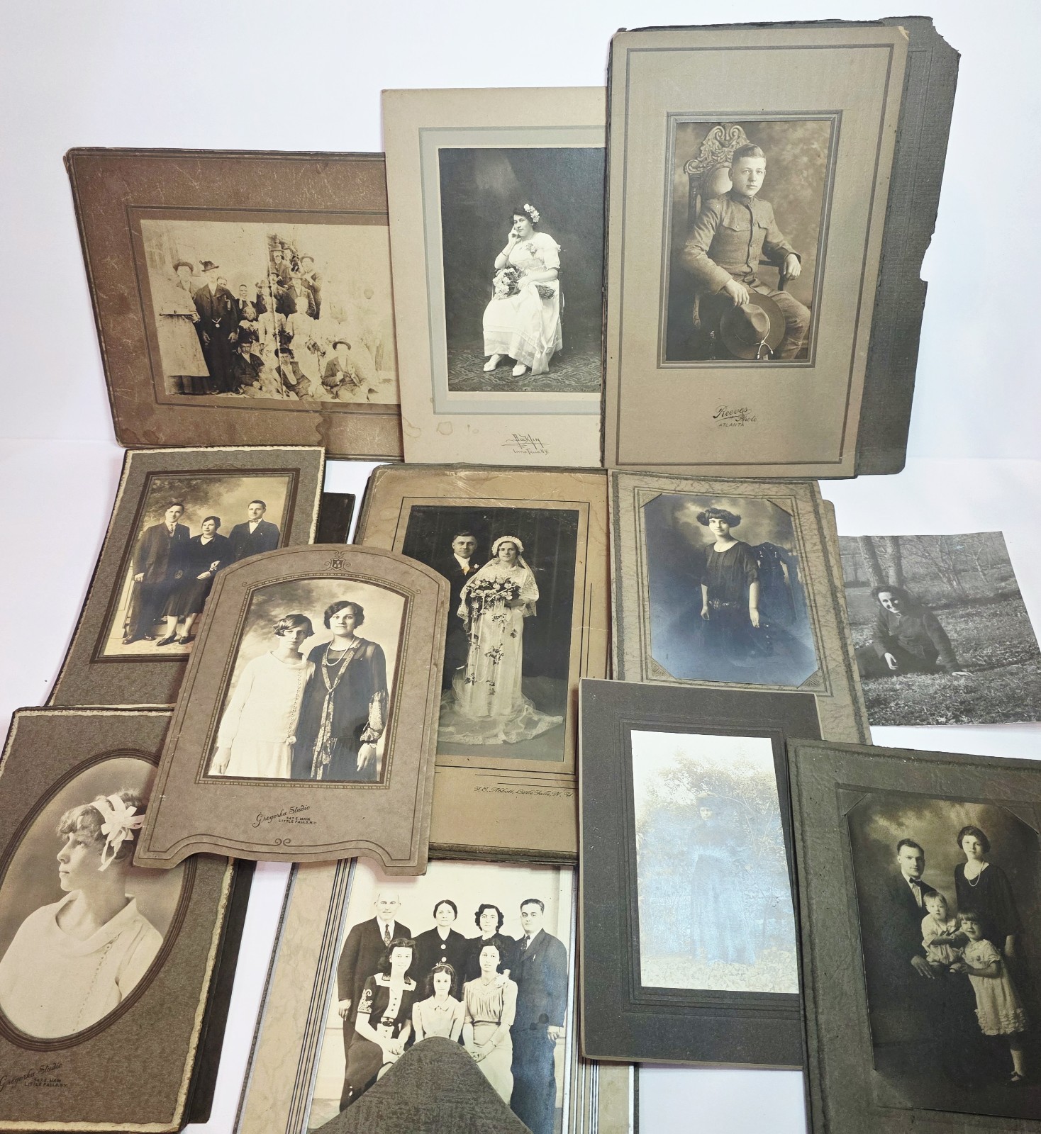 Lot Of 16 Antique Family Photos Edwardian, 1920's To 1940's from Utica New York Lot Of 16 Antique Family Photos Edwardian, 1920's To 1940's from Utica New York