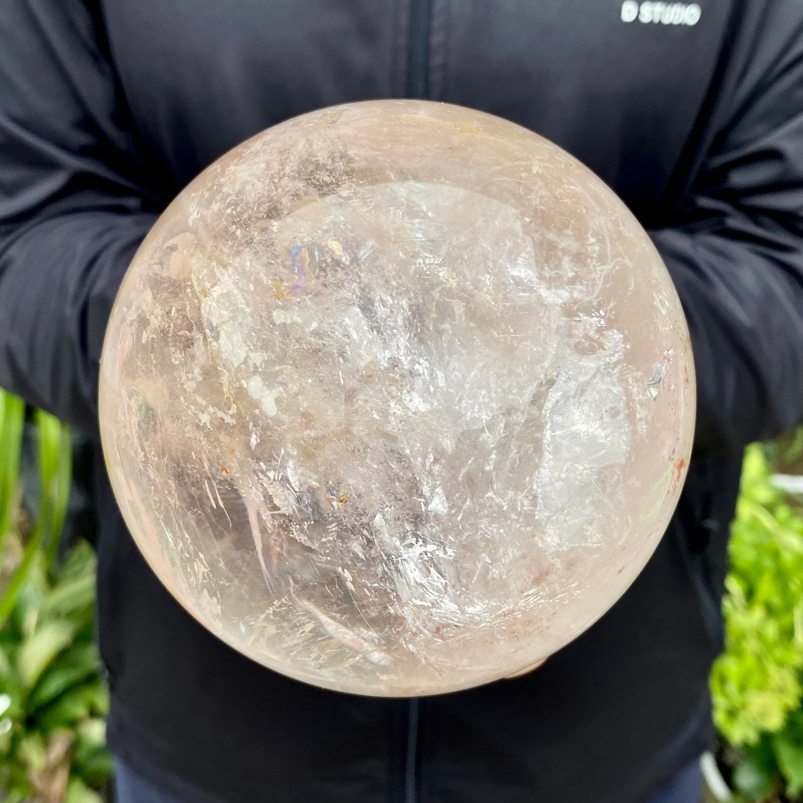 4.05LB Natural clear quartz sphere quartz crystal ball reiki Energy healing