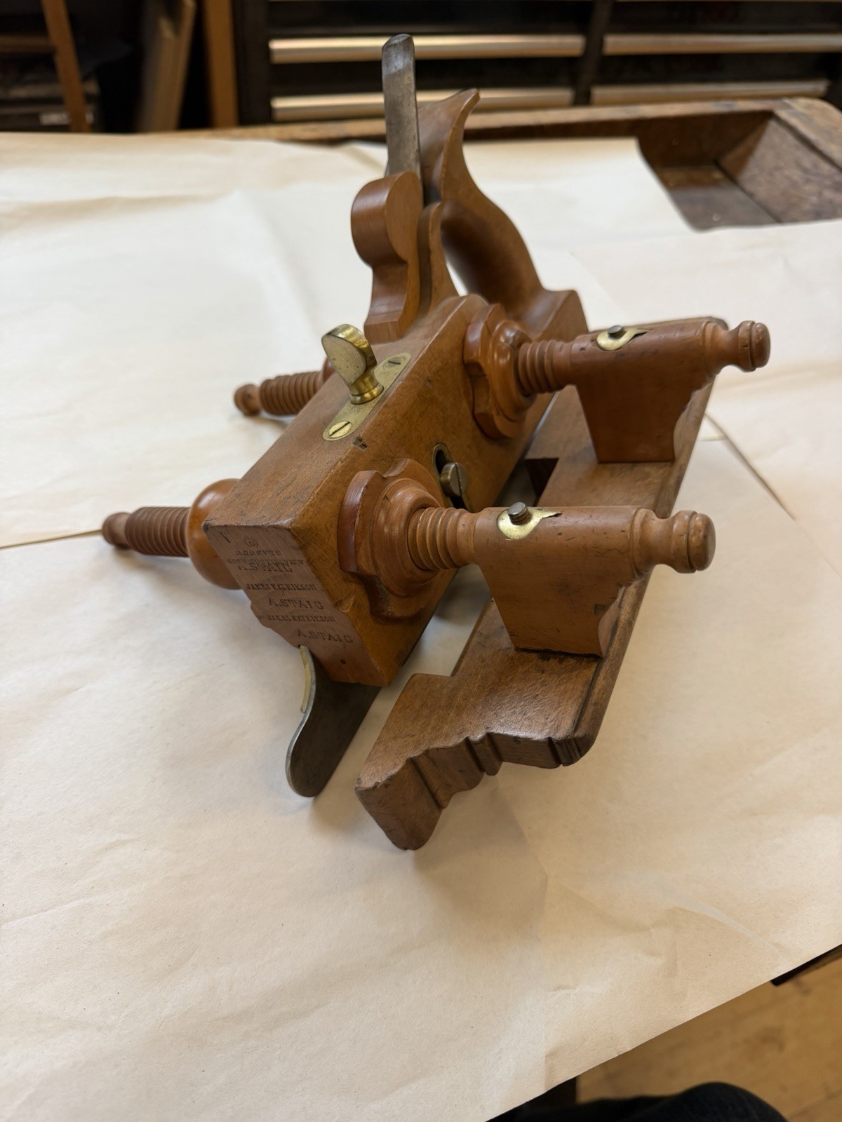 A. Mathieson & Son Screw Arm Plow Plane