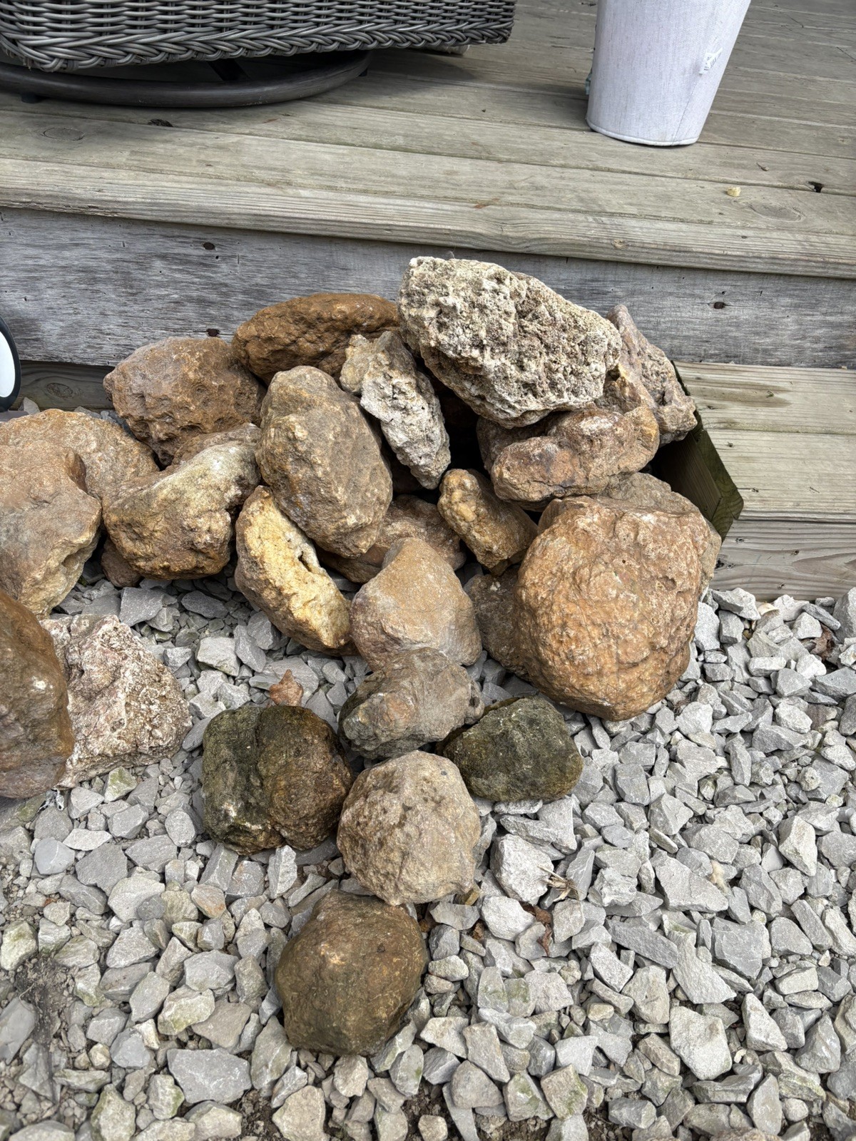 10 Lbs Bulk Lot Unopened Geodes/Nodules Natural Semi Solid-Break Your Own Geodes