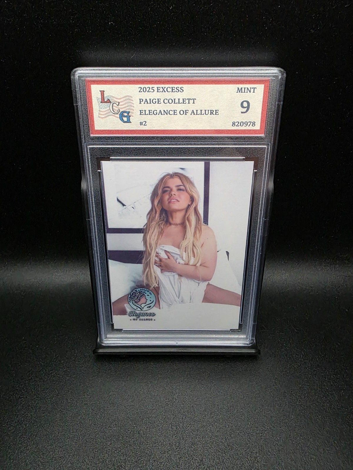 Paige Collett #2 Elegance Series LCG 9 Mint eXcess Collectibles