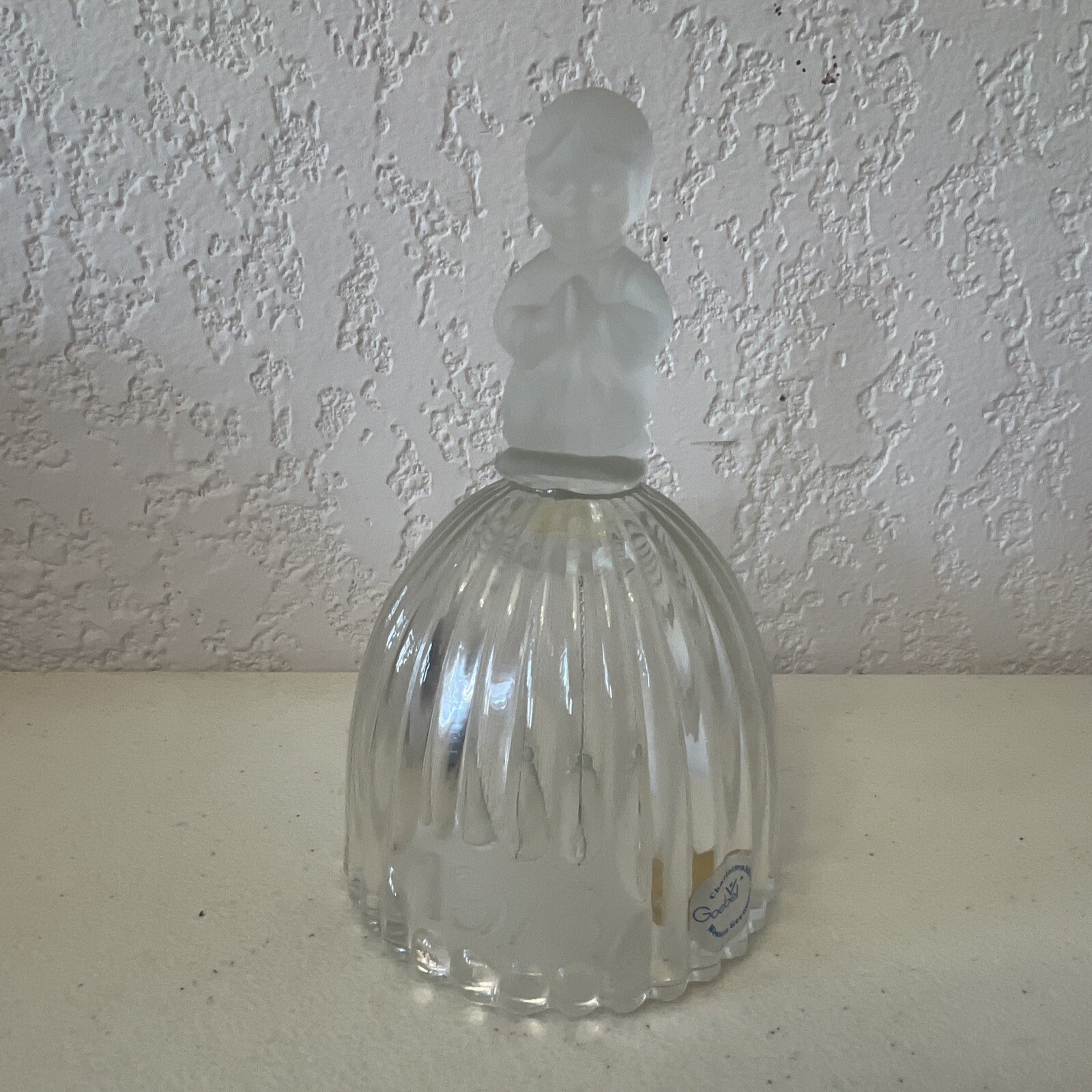 1st Edition Goebel Annual Crystal Glass Bell - 1978