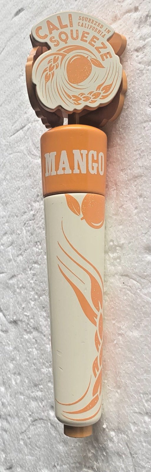 CALI SQUEEZE MANGO BEER TAP HANDLE RARE