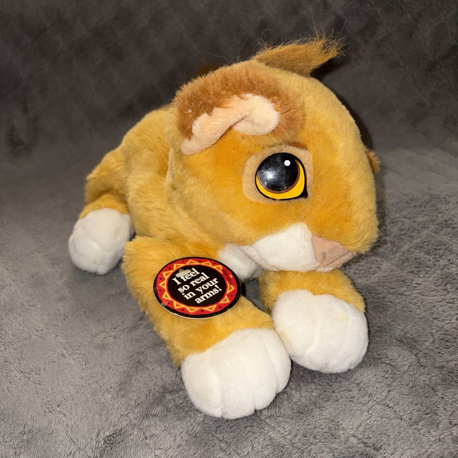 VTG 1993 Mattel Disney Baby Simba Lion Cub King Plush Floppy Stuffed Animal