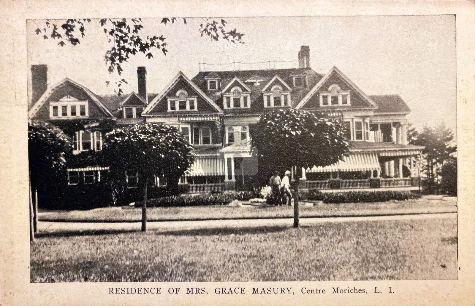Residence of Mrs Grace Madura Centre Moriches Long Island NY RPPC Postcard COPY