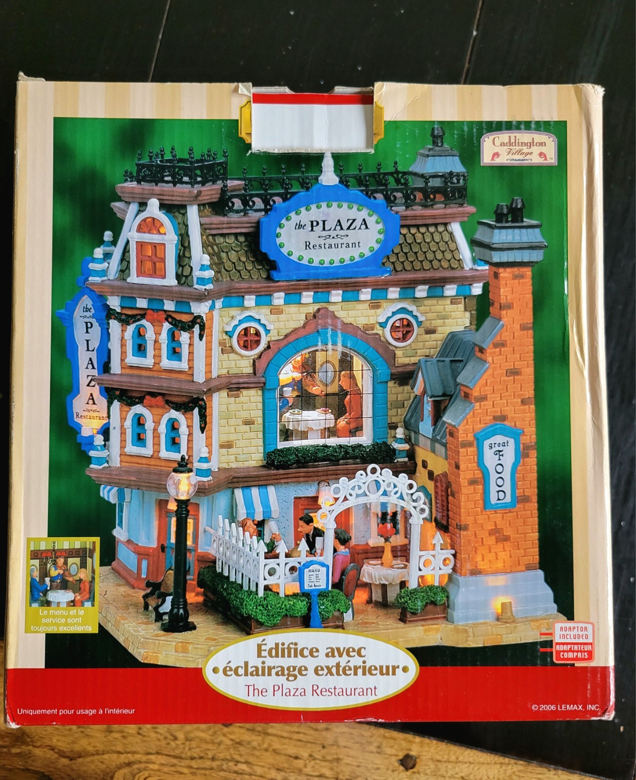 LEMAX The Plaza Restaurant #65393 Exc Cond Original Box