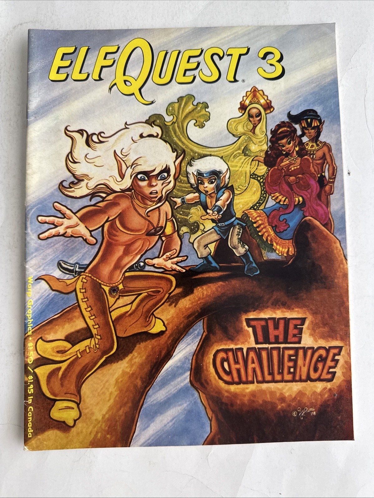 Elf Quest #3 1979 WARP GRAPHICS COMIC BOOK