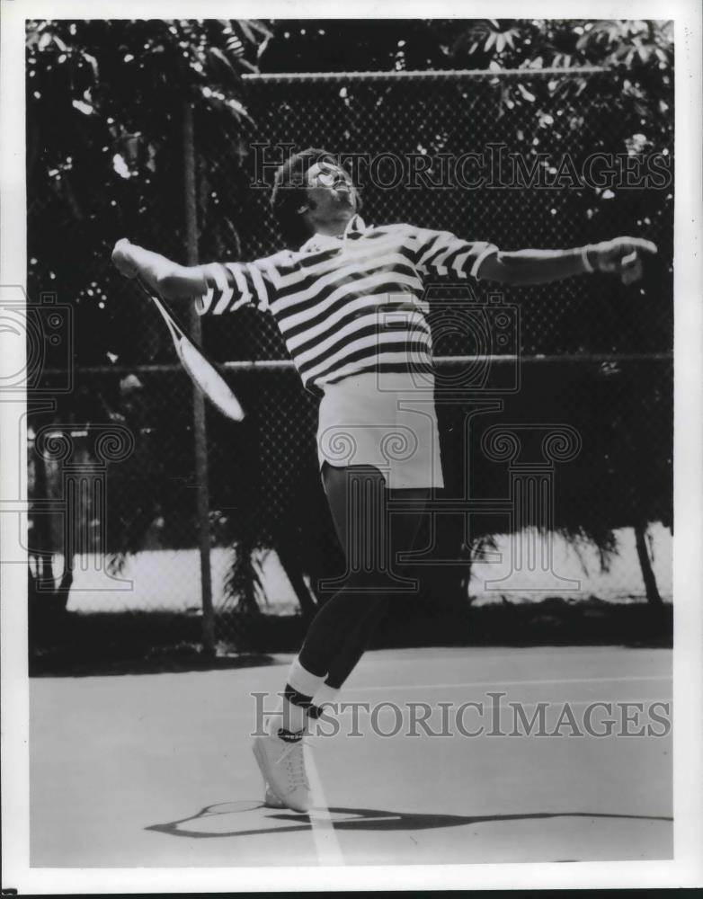 1976 Press Photo Tennis Player Arthur Ashe - nos08480