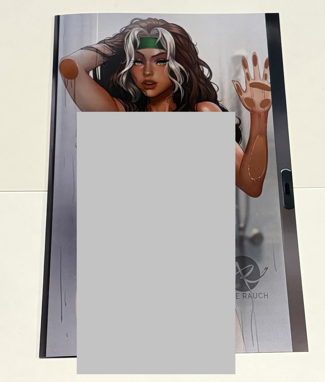Totally Rad Alice Rauch Rogue in Shower Full Naughty Virgin Variant Cover