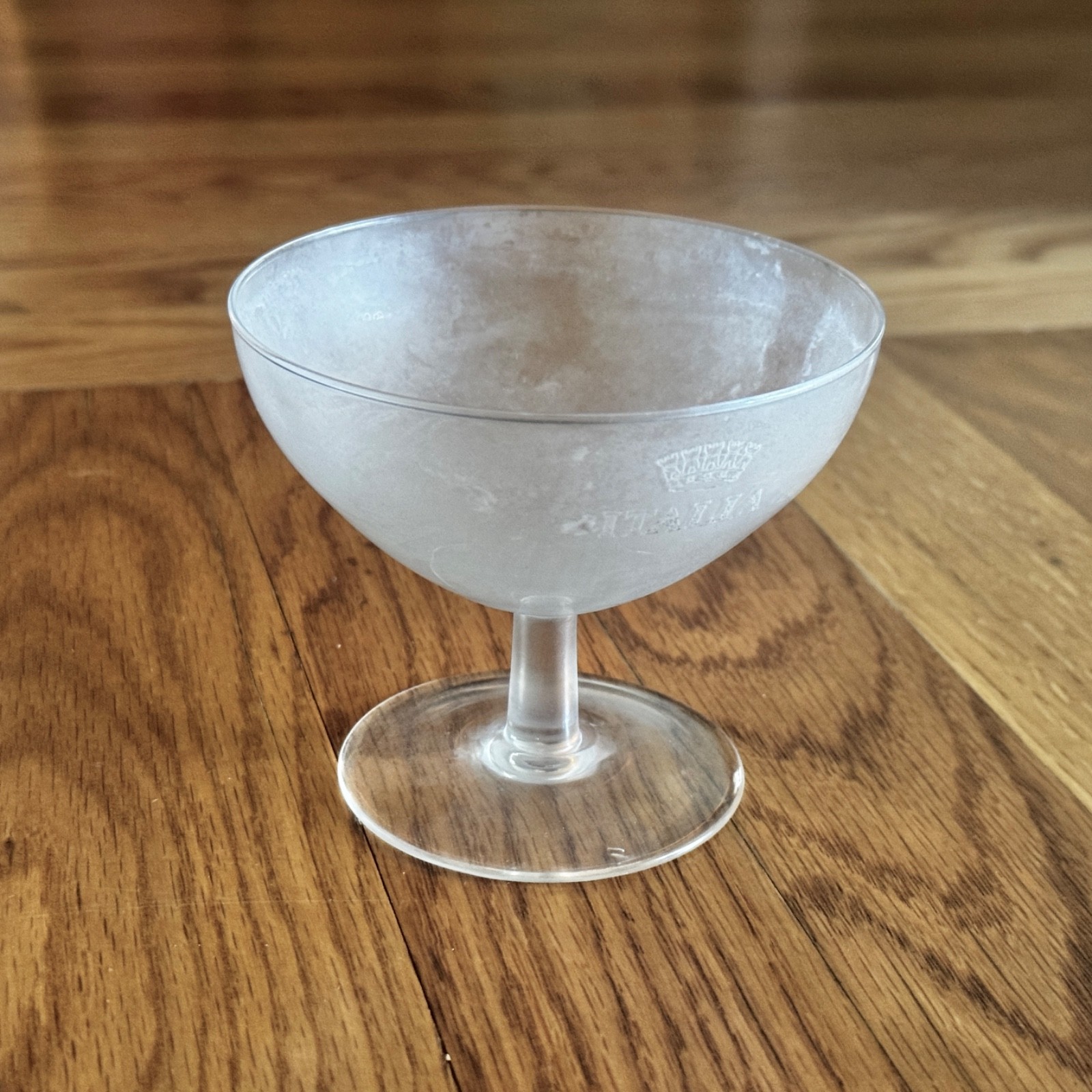 ss Andrea Doria Salvaged Crystal Glass / Italian Line