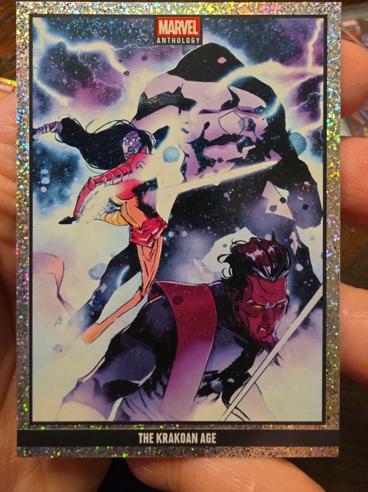 2025 Panini Marvel Anthology Stardust Holo - #93 The Krakoan Age 
